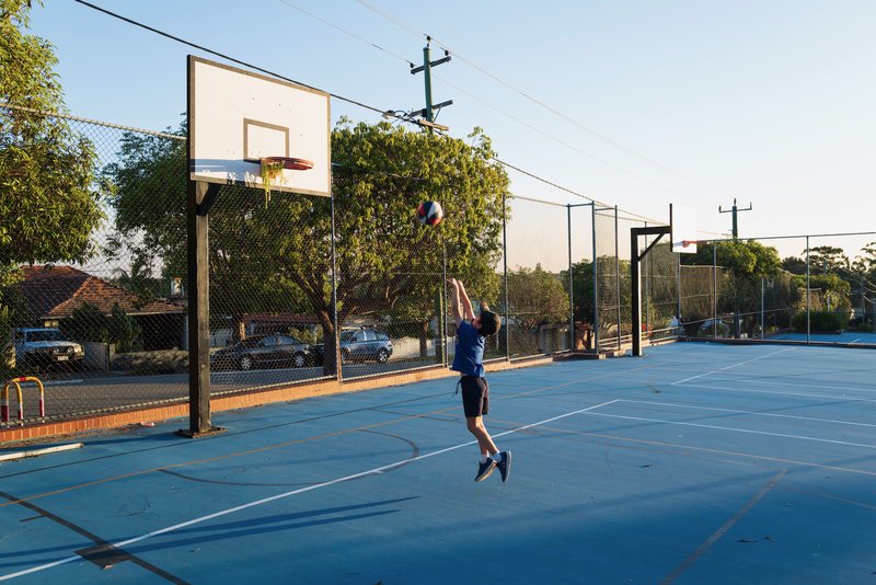Shooting hoops