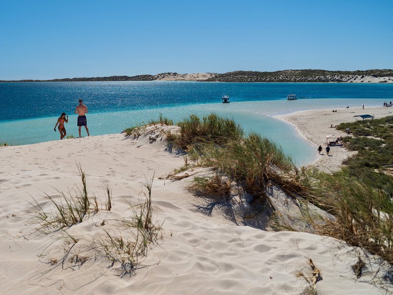 Coral Bay from the dunes