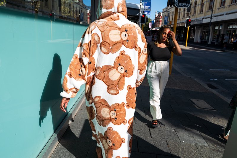 On the street
