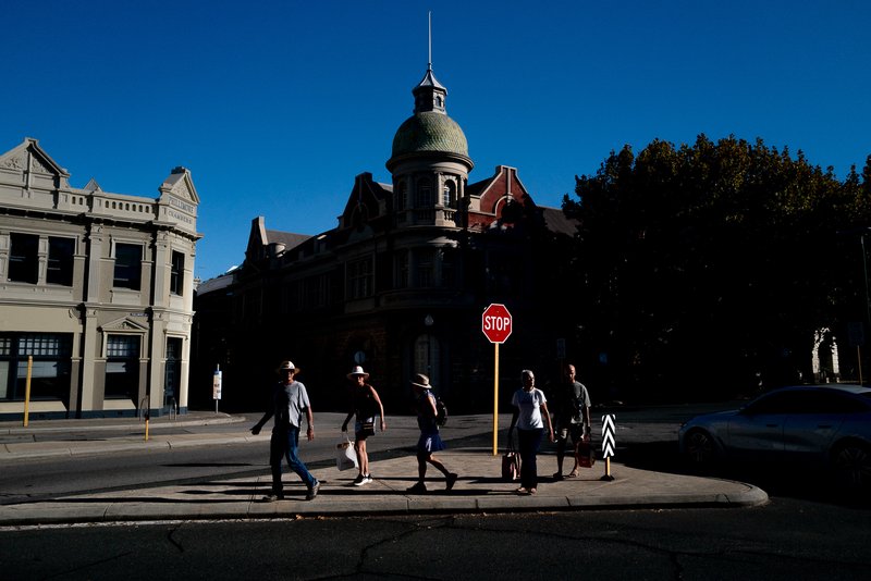 Fremantle street in Golden Hour