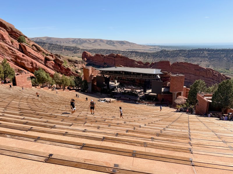 Red Rocks outdoor amphitheater.