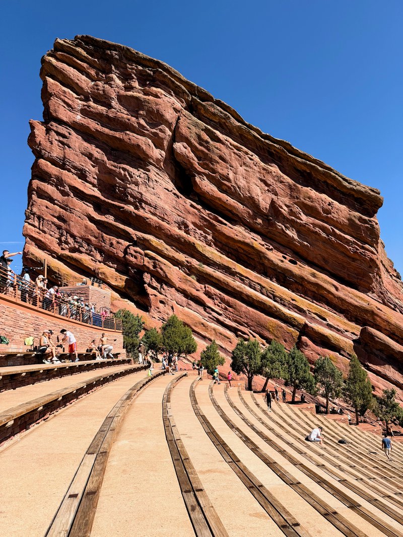 Red Rocks Amphitheater.